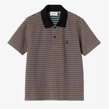Carhartt WIP Dion Polo Cotton Waffle W Dion Stripe Lily